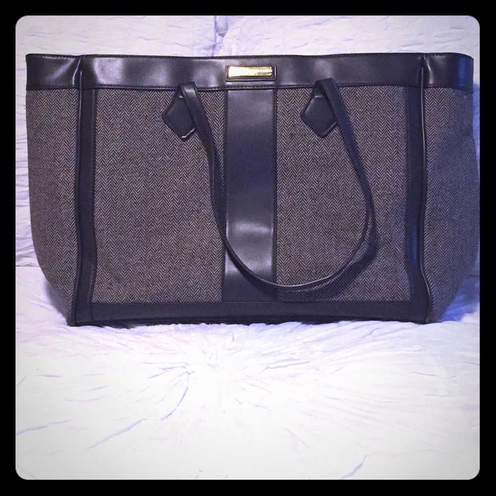 Adrienne Vittadini large brown bag